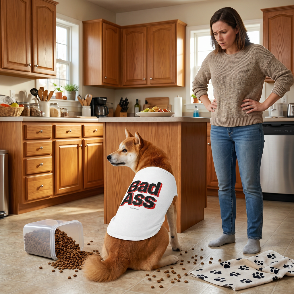 Bad Ass Tank Top — "Bad Ass Dog Mama and Bad Ass Dog Dad" (Pet & Parent Matching)