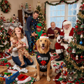 "Santa Paws" Christmas Doggy Tank Top
