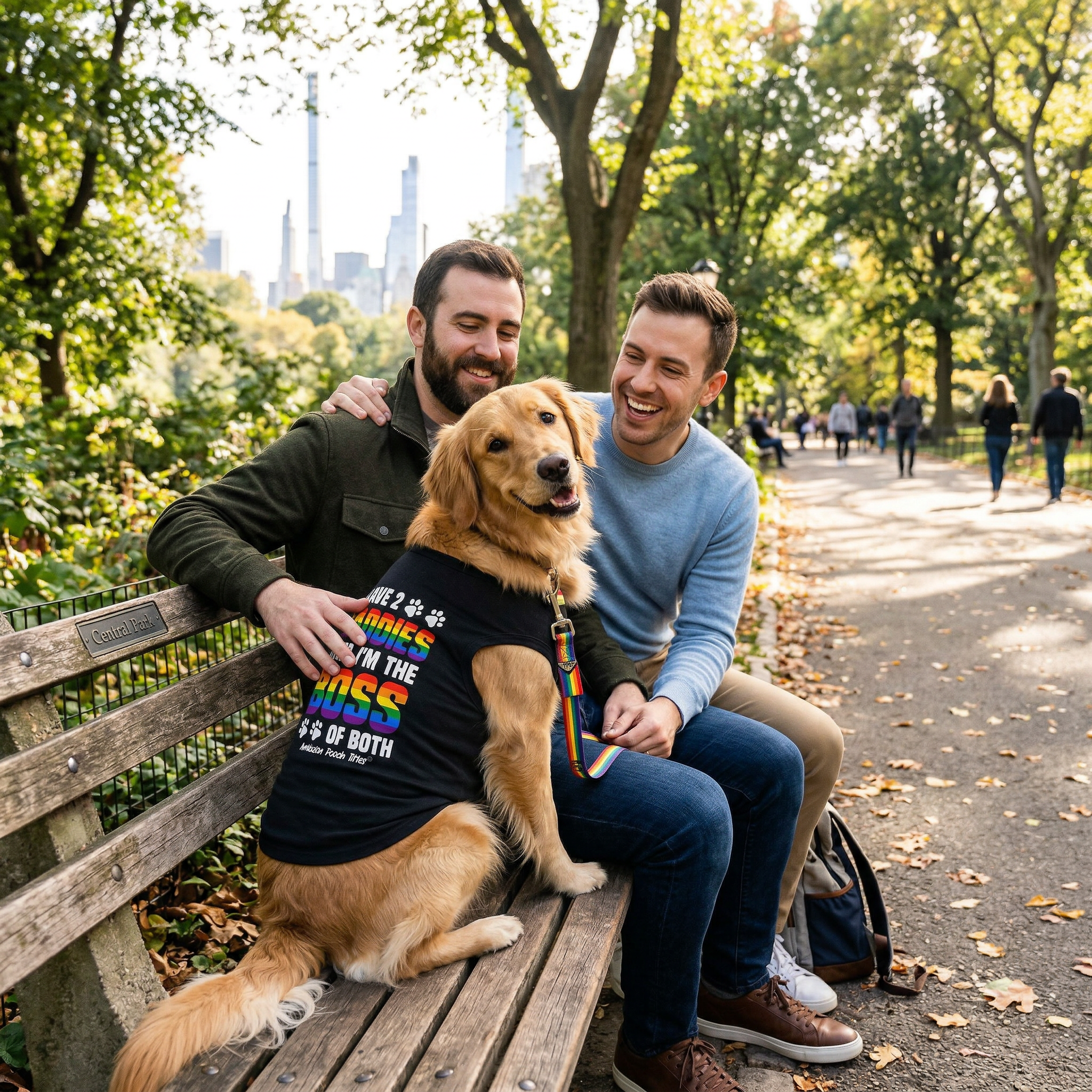 I Have 2 Daddies Doggy Tank Top (LGBTQ)