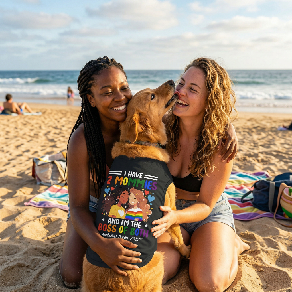 I Have 2 Mommies Doggy Tank Top (LGBTQ)