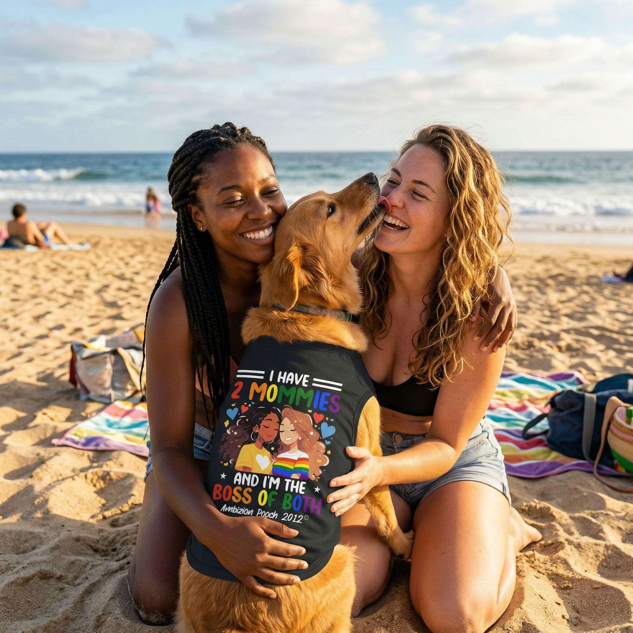 I Have 2 Mommies Doggy Tank Top (LGBTQ)