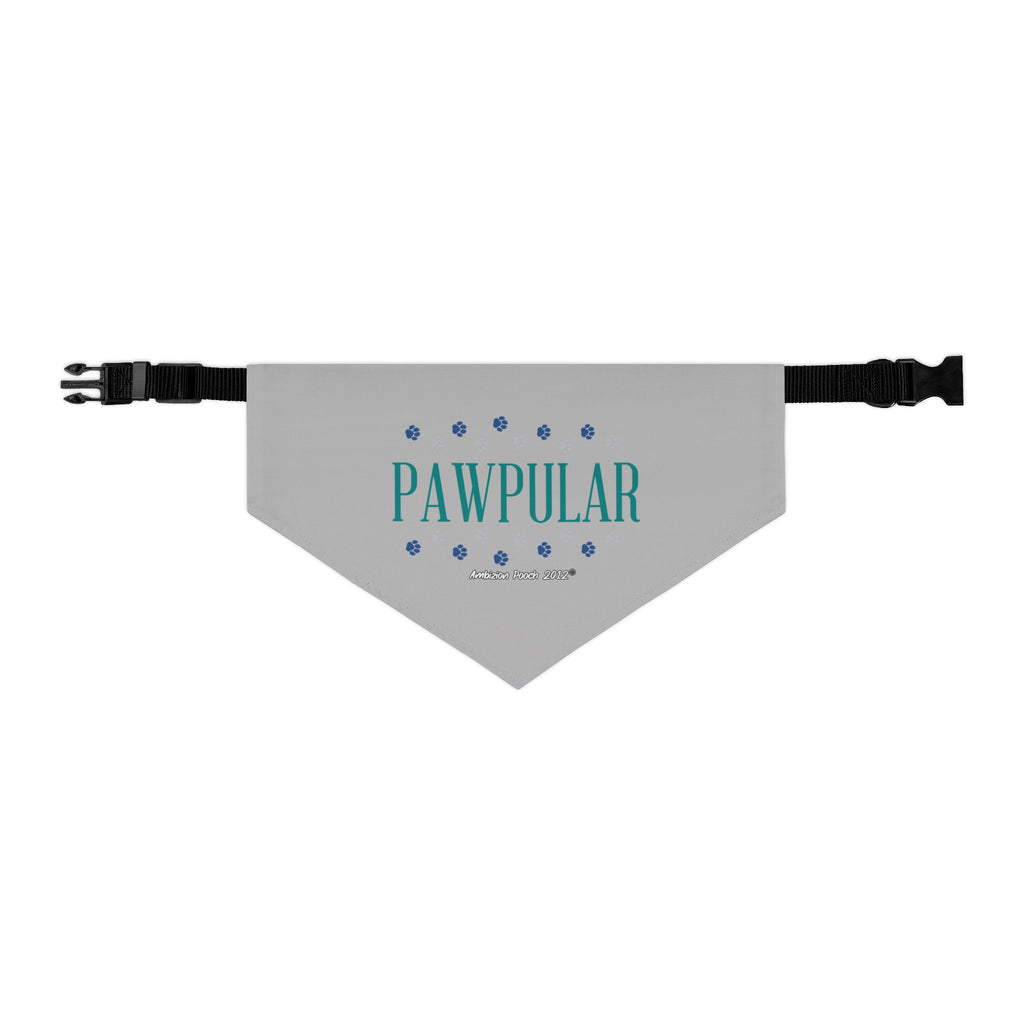 "Pawpular" Pet Bandana Collar — Doggy Parent "Invisible" Matching Pet & Parent