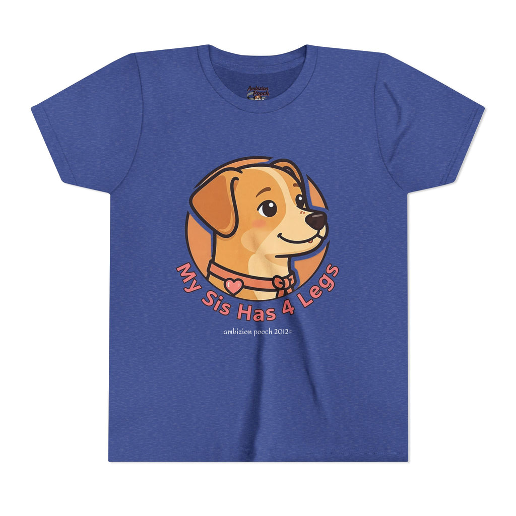"My Sis Has 4 Legs" Kids Tee