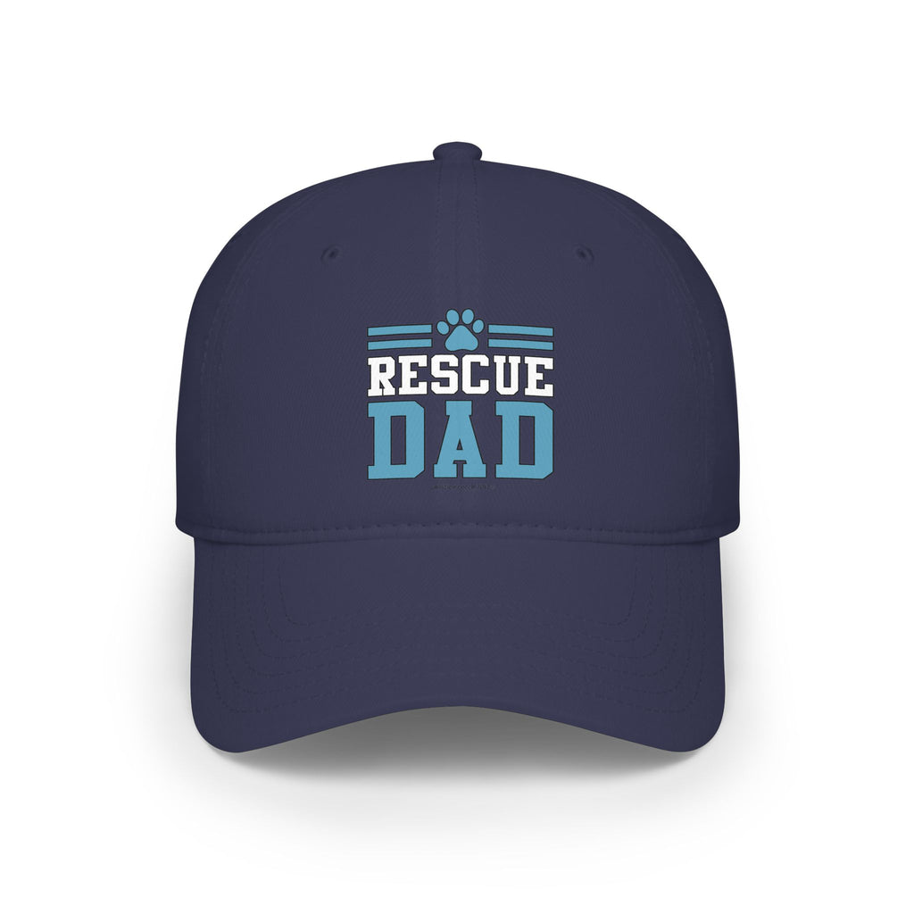Rescue Dog Dad Low Profile Baseball Cap