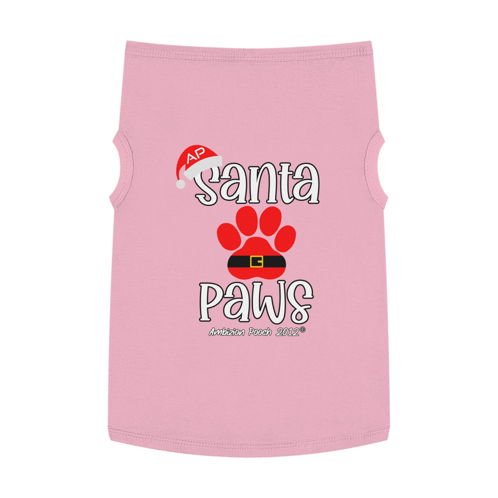 "Santa Paws" Christmas Doggy Tank Top