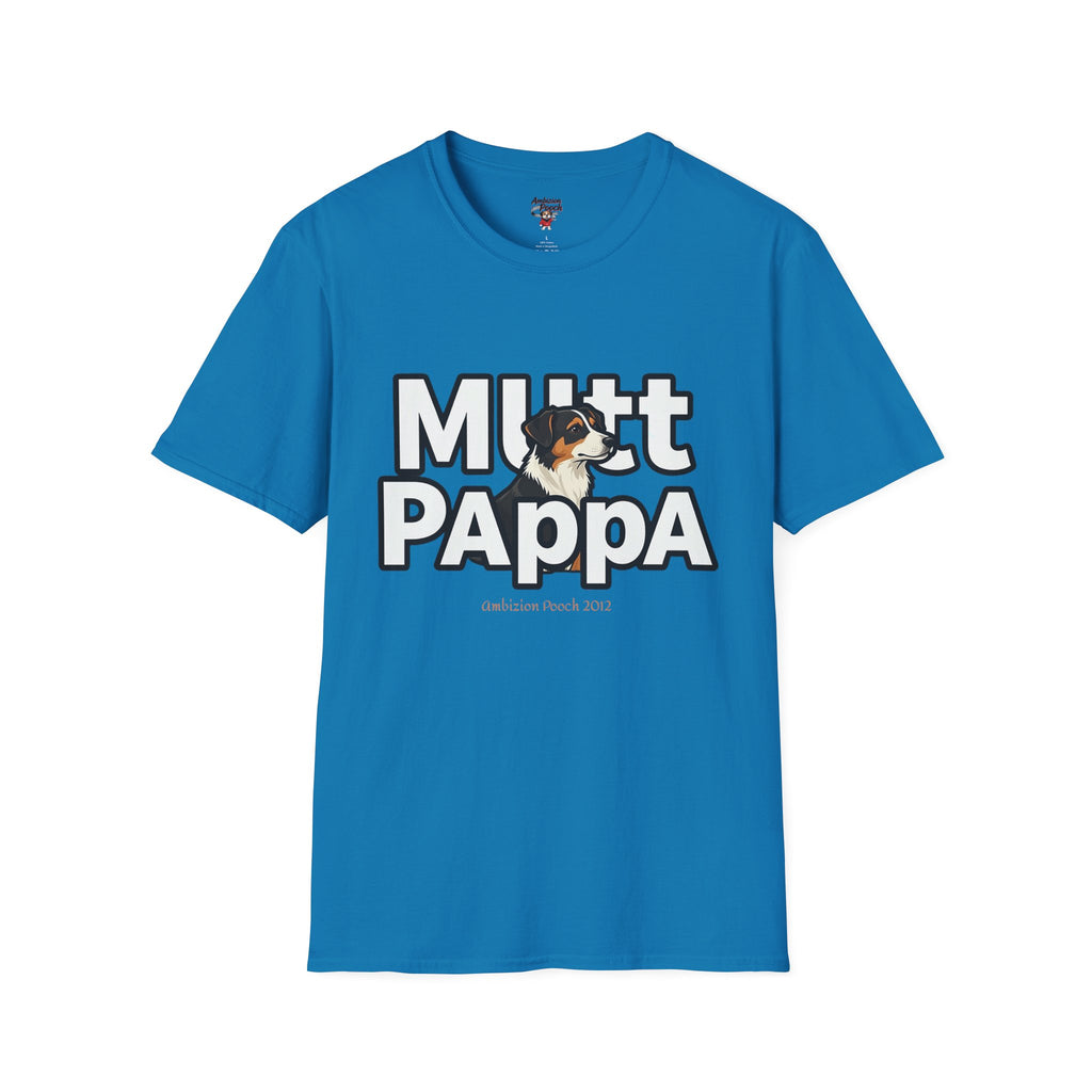 Mutt Pappa Unisex Softstyle T-Shirt (All Dogs)