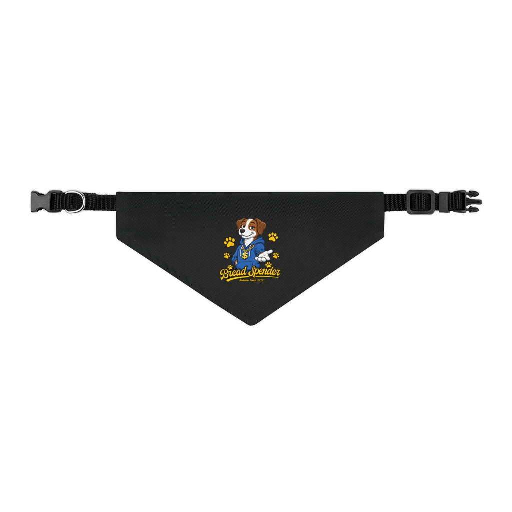 "Bread Spender" Pet Bandana Collar — Doggy Parent "Breadwinner" Matching Pet & Parent