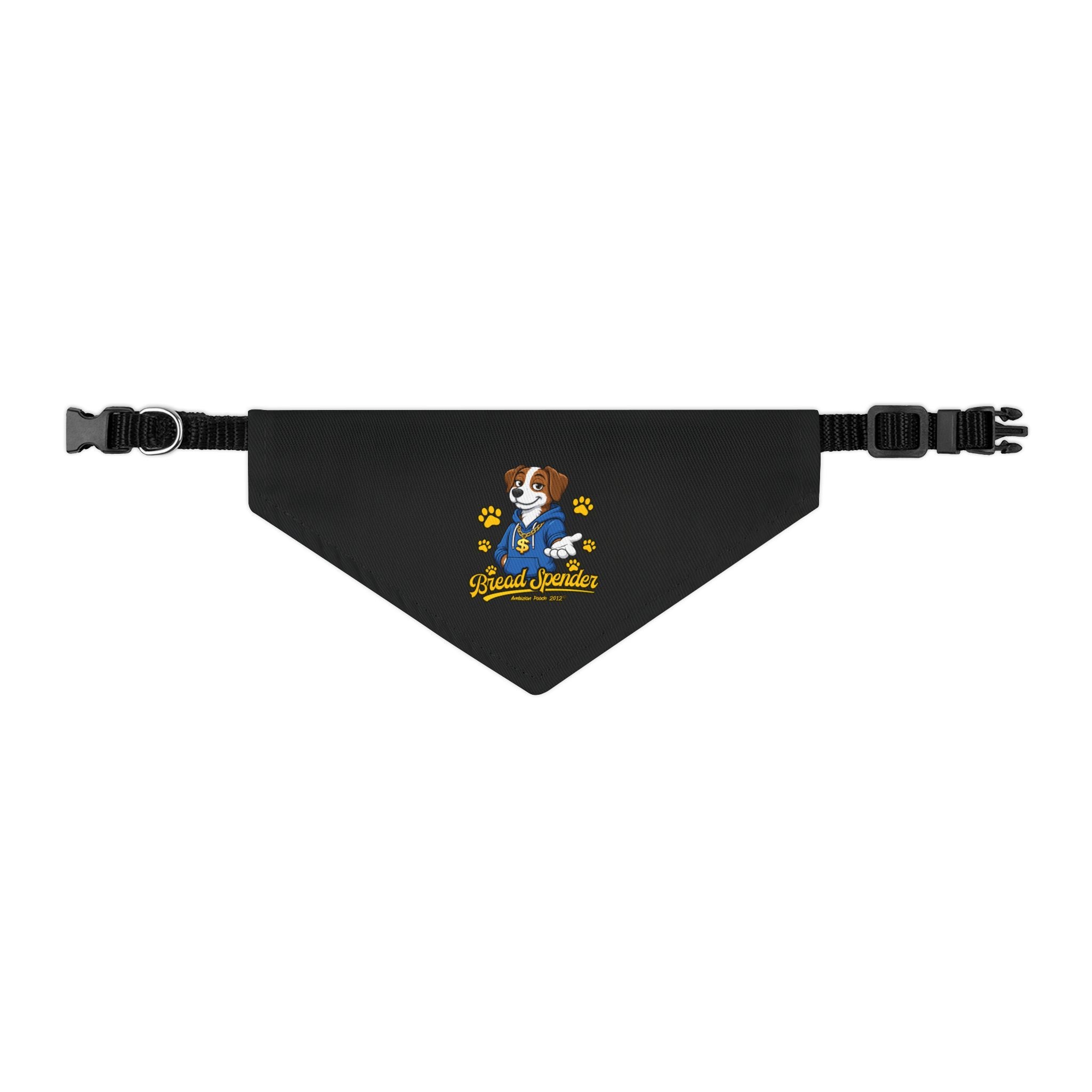 "Bread Spender" Pet Bandana Collar — Doggy Parent "Breadwinner" Matching Pet & Parent