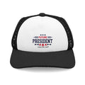Future President Trucker Doggy Hat - Retro Embroidered Foam Cap for Dogs