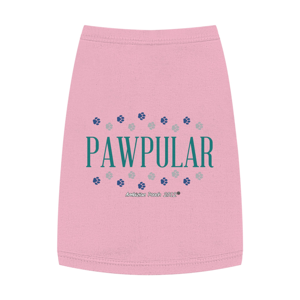 "Pawpular" Doggy Tank Top — "Invisible" (Pet & Parent Matching)