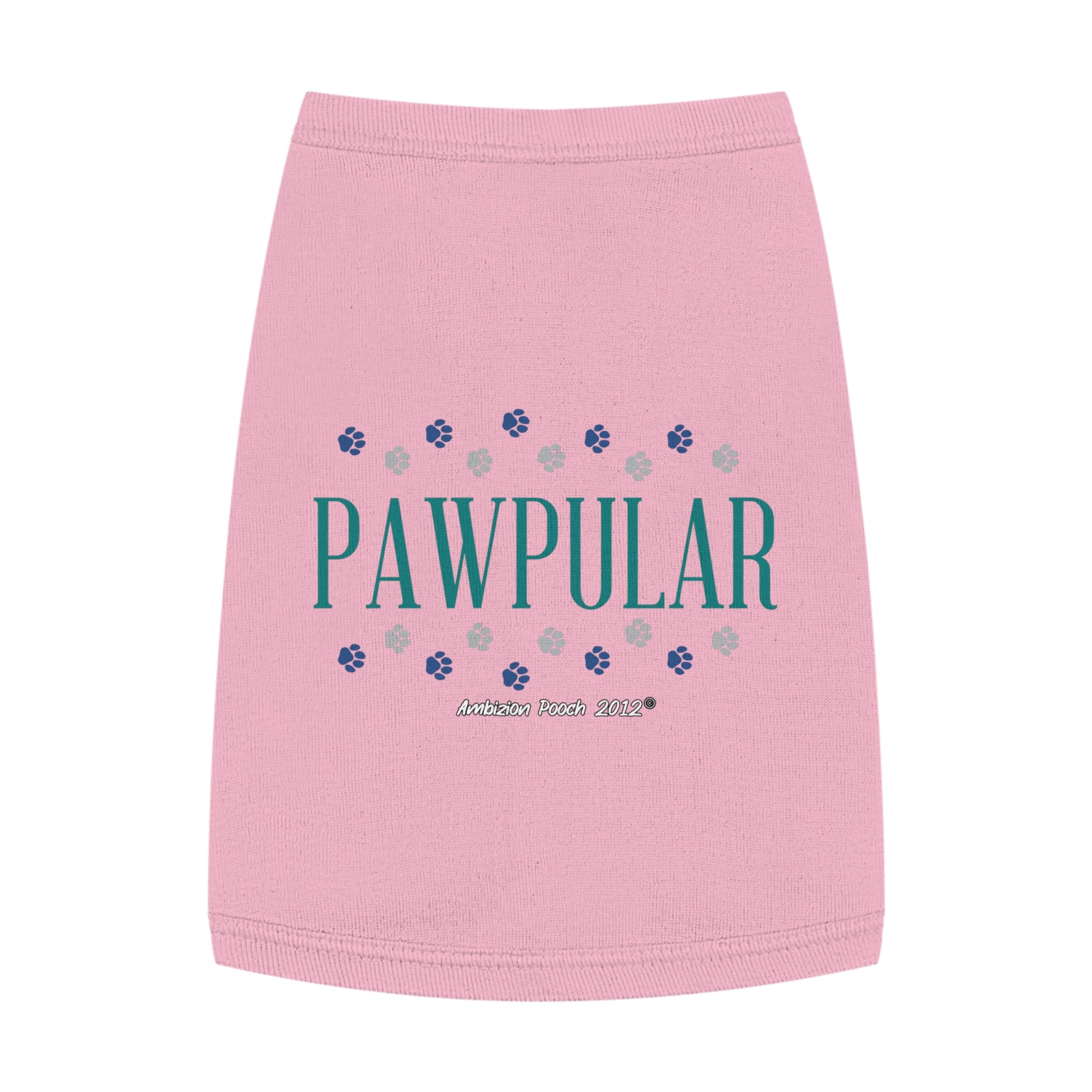 "Pawpular" Doggy Tank Top — "Invisible" (Pet & Parent Matching)