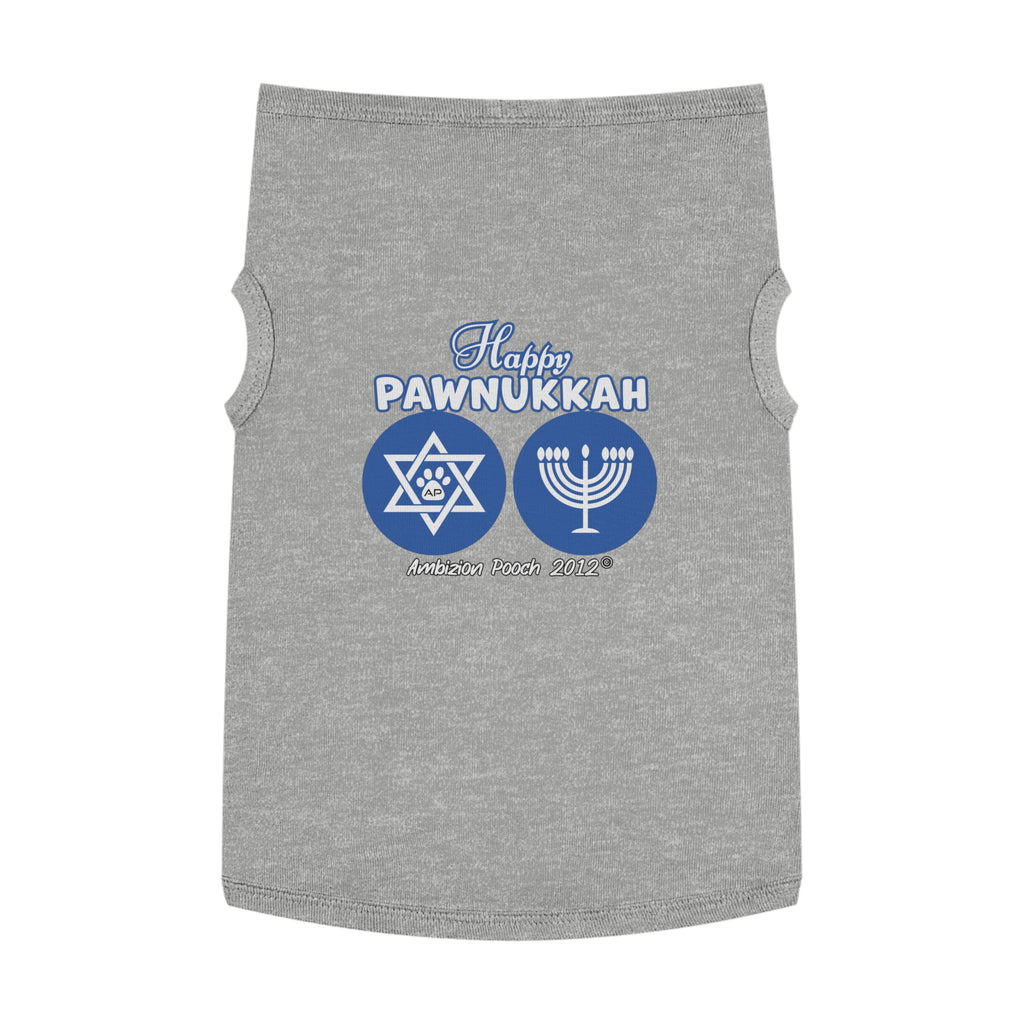 "Happy Pawnukkah" Hannukah Doggy Tank Top