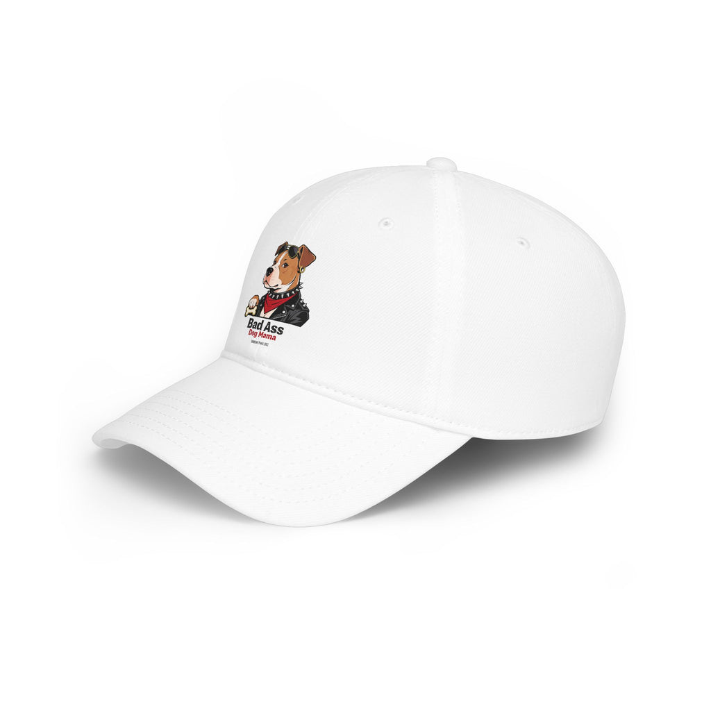 Bad Ass Dog Mama Low Profile Baseball Cap