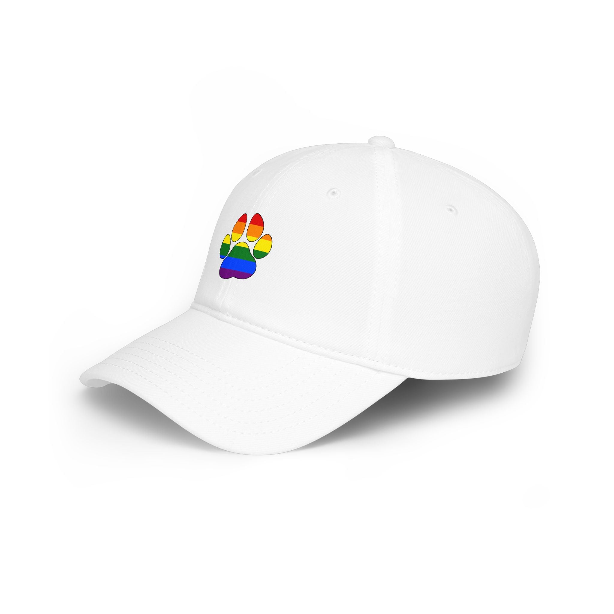 Rainbow Paw Low Profile Baseball Cap (LGBTQ)