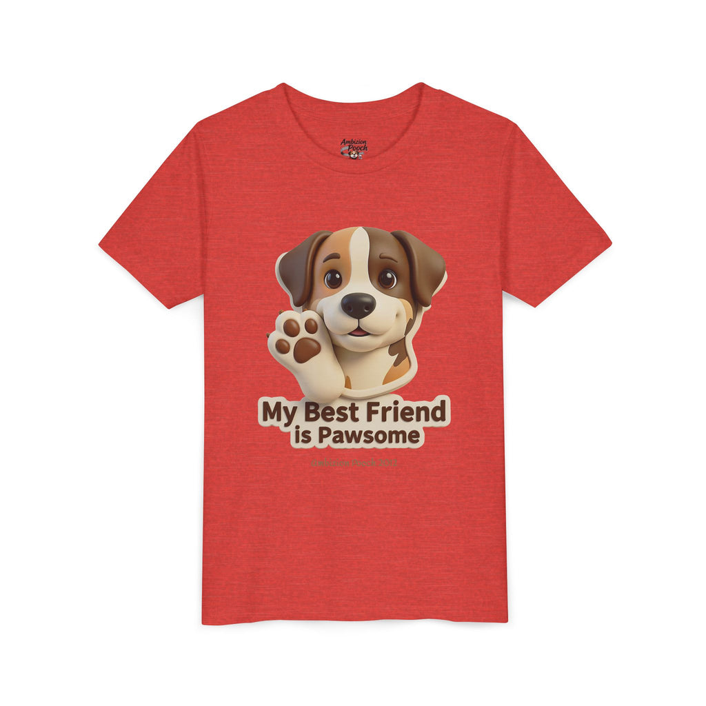 "My Best Friend is Pawsome" Kids Tee