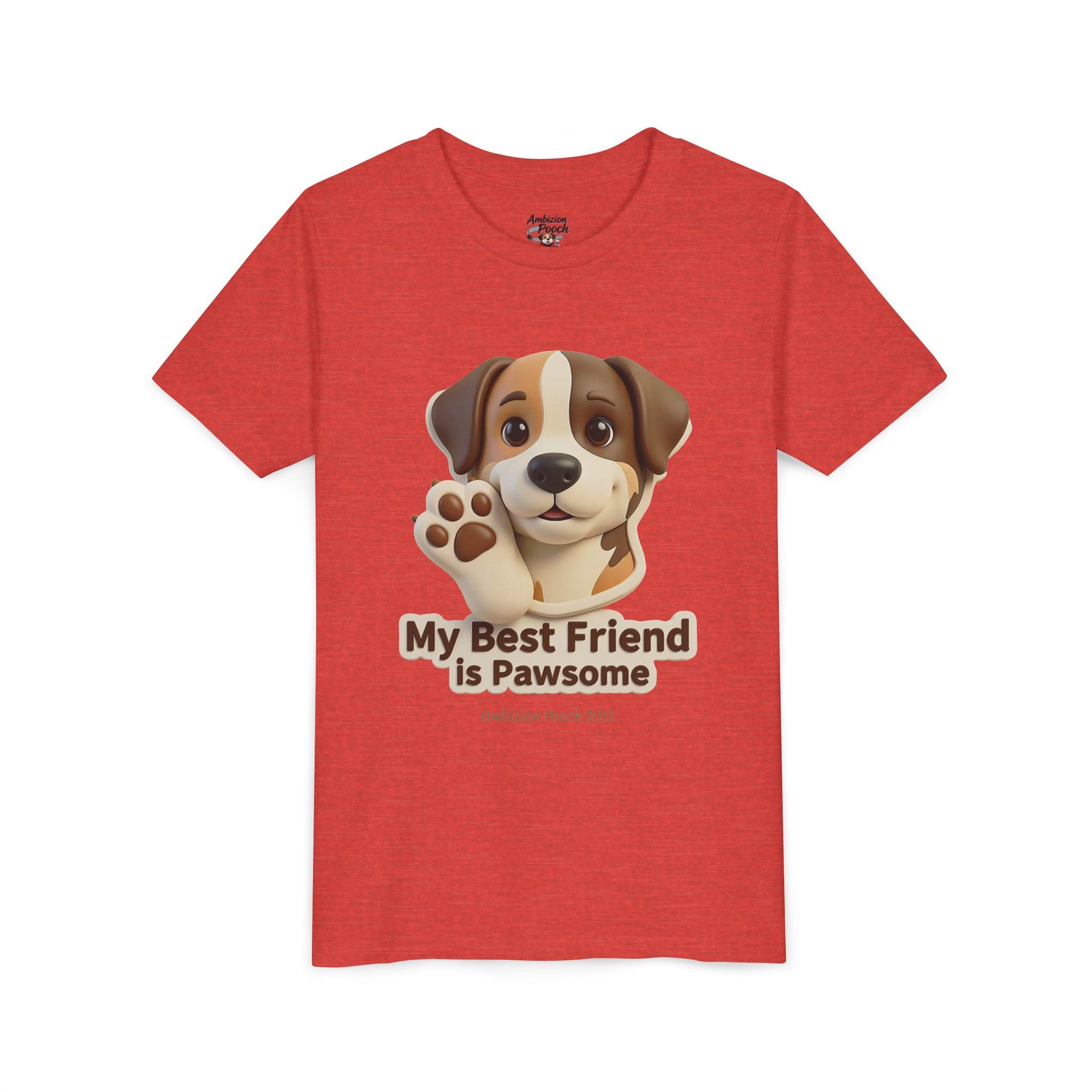 "My Best Friend is Pawsome" Kids Tee