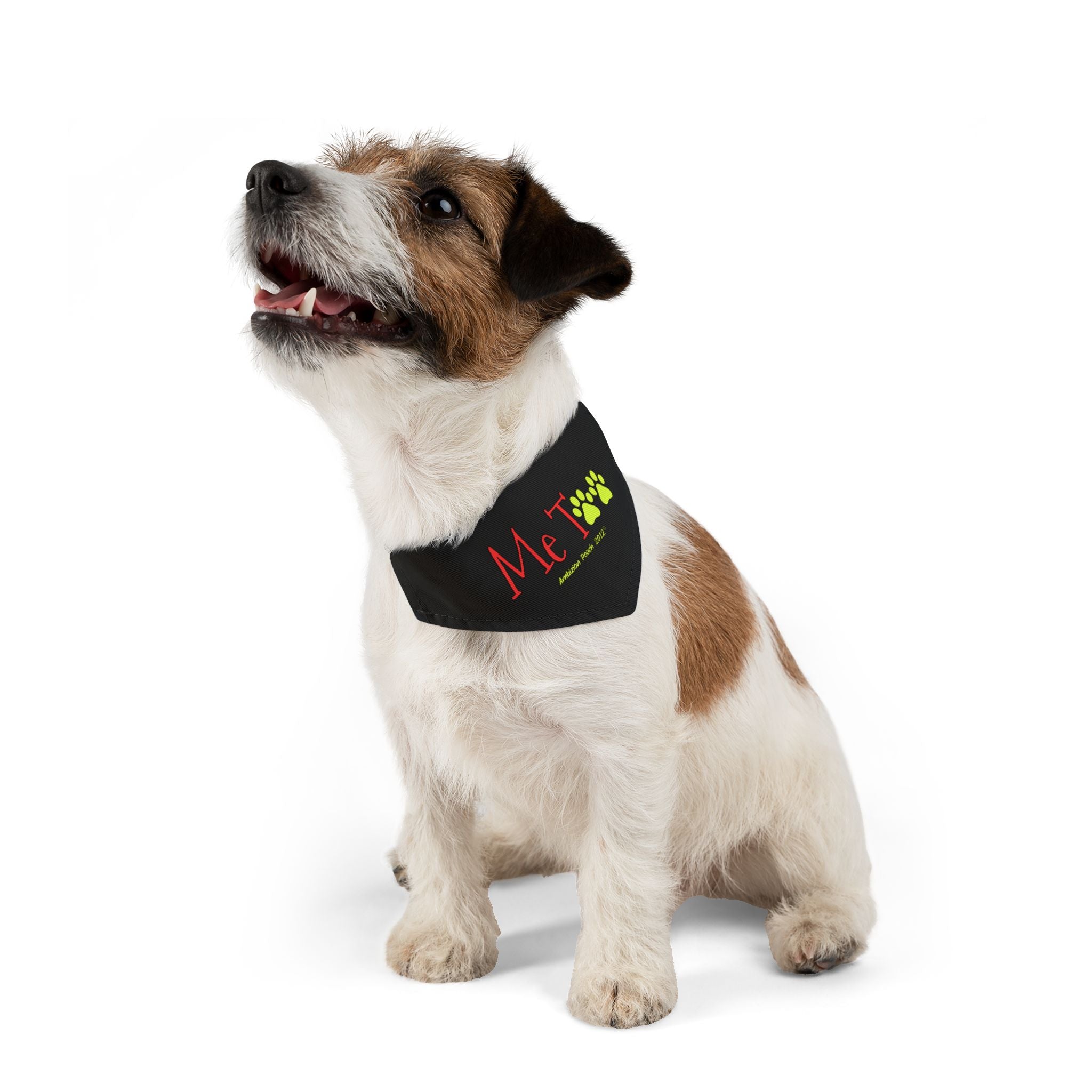Pet Bandana Collar — Doggy Me Too "I Need Emotional Support" Matching Pet & Parent