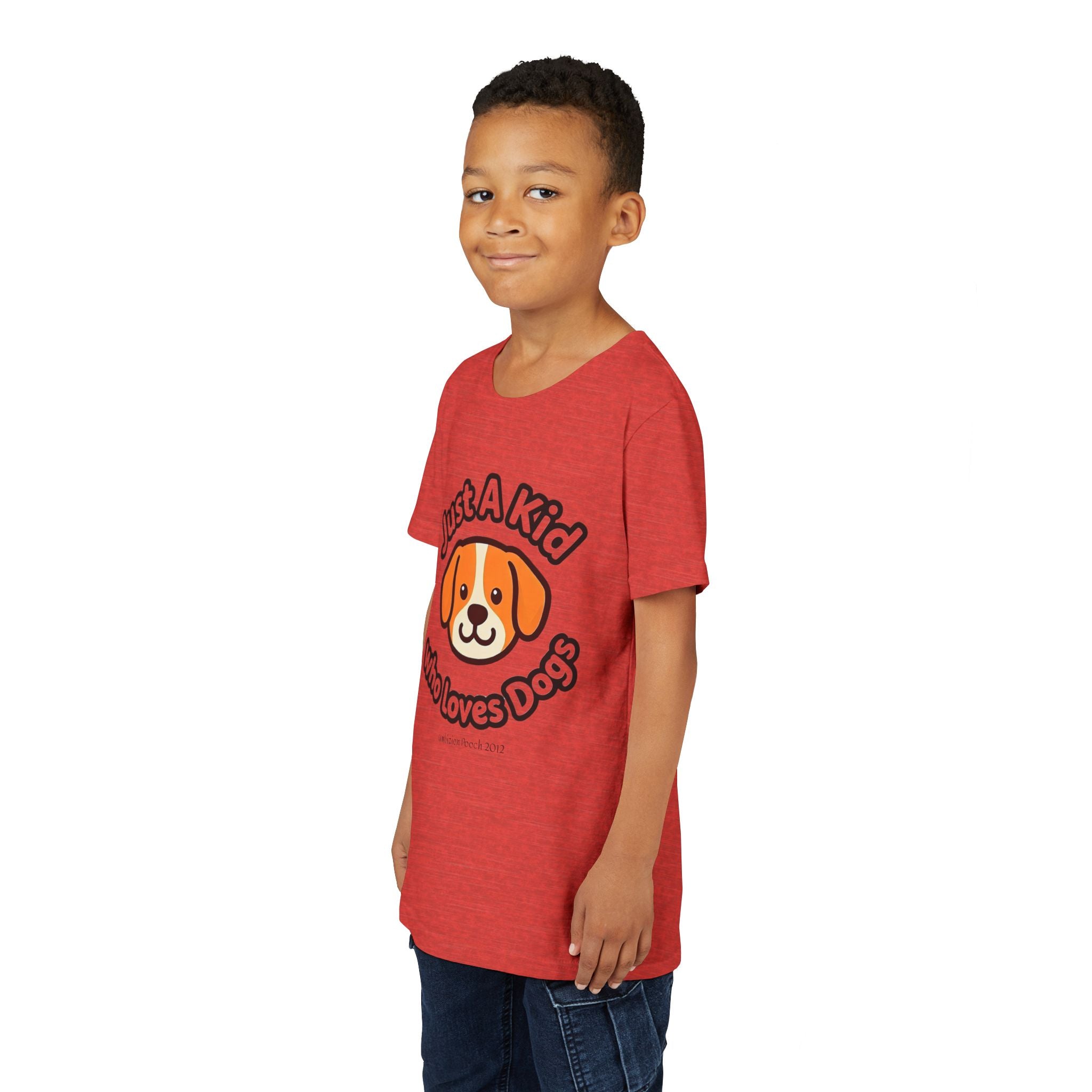 "Just A Kid Who Loves Dogs" Kids Tee