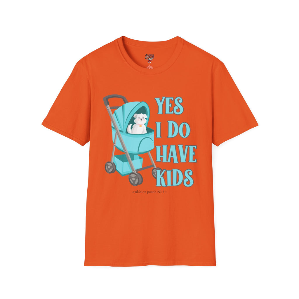 Yes I Do Have Kids Unisex Softstyle T-Shirt