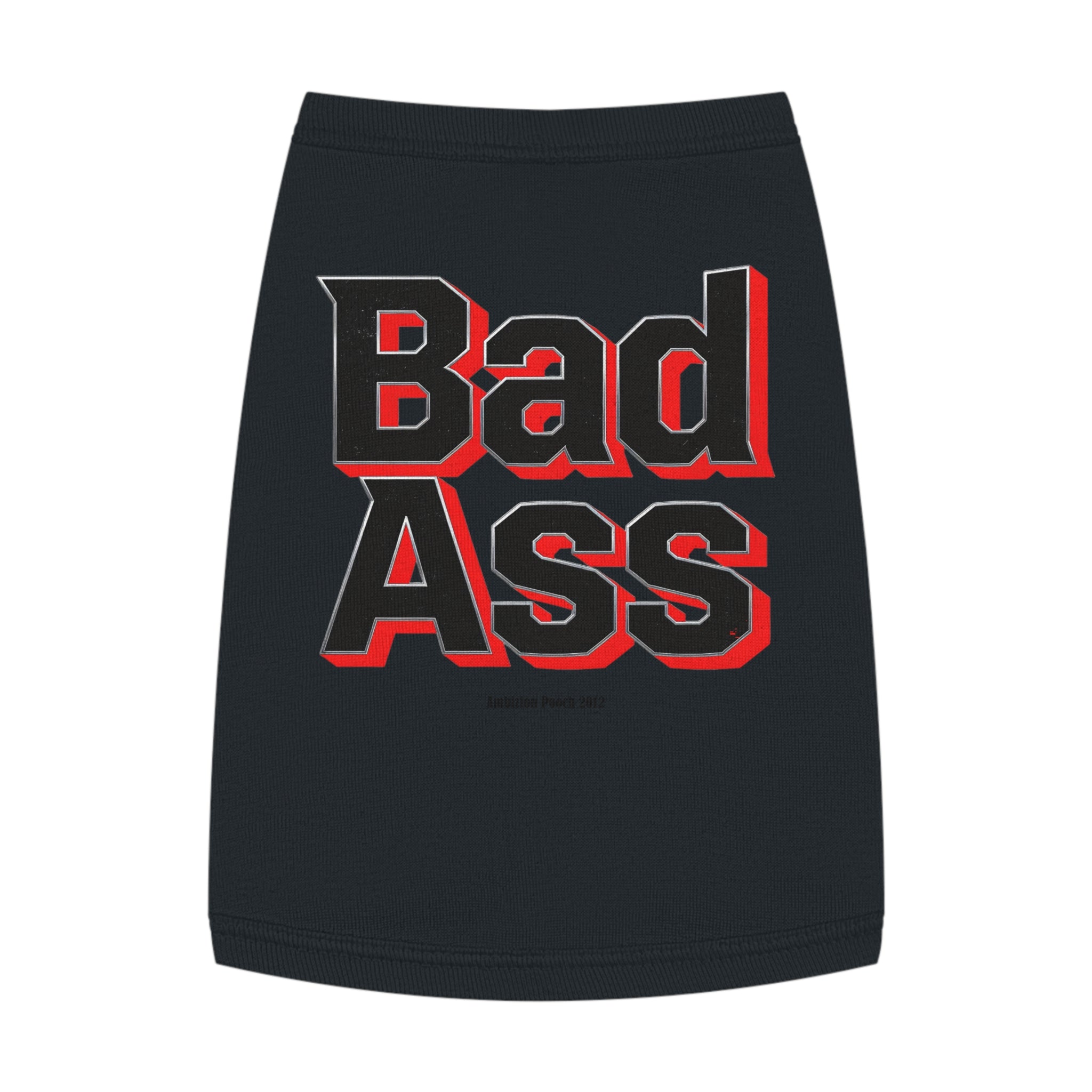 Bad Ass Tank Top — "Bad Ass Dog Mama and Bad Ass Dog Dad" (Pet & Parent Matching)