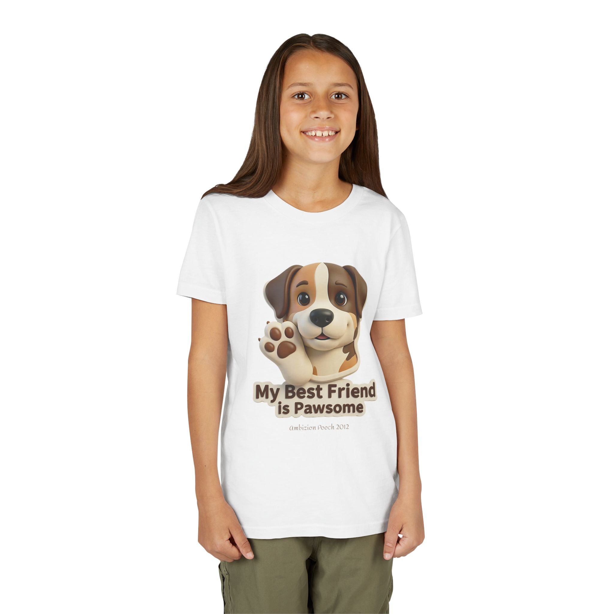 "My Best Friend is Pawsome" Kids Tee