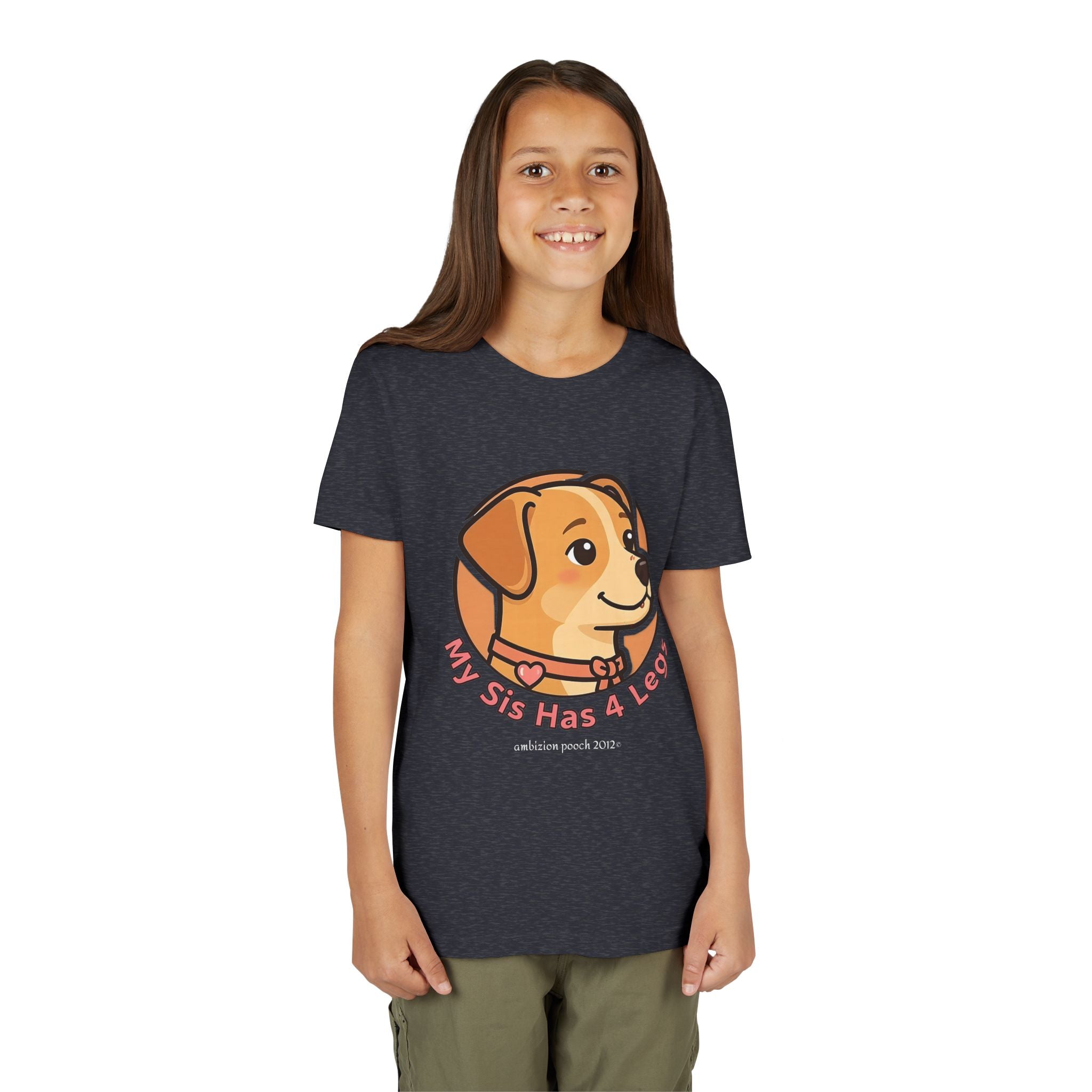 "My Sis Has 4 Legs" Kids Tee