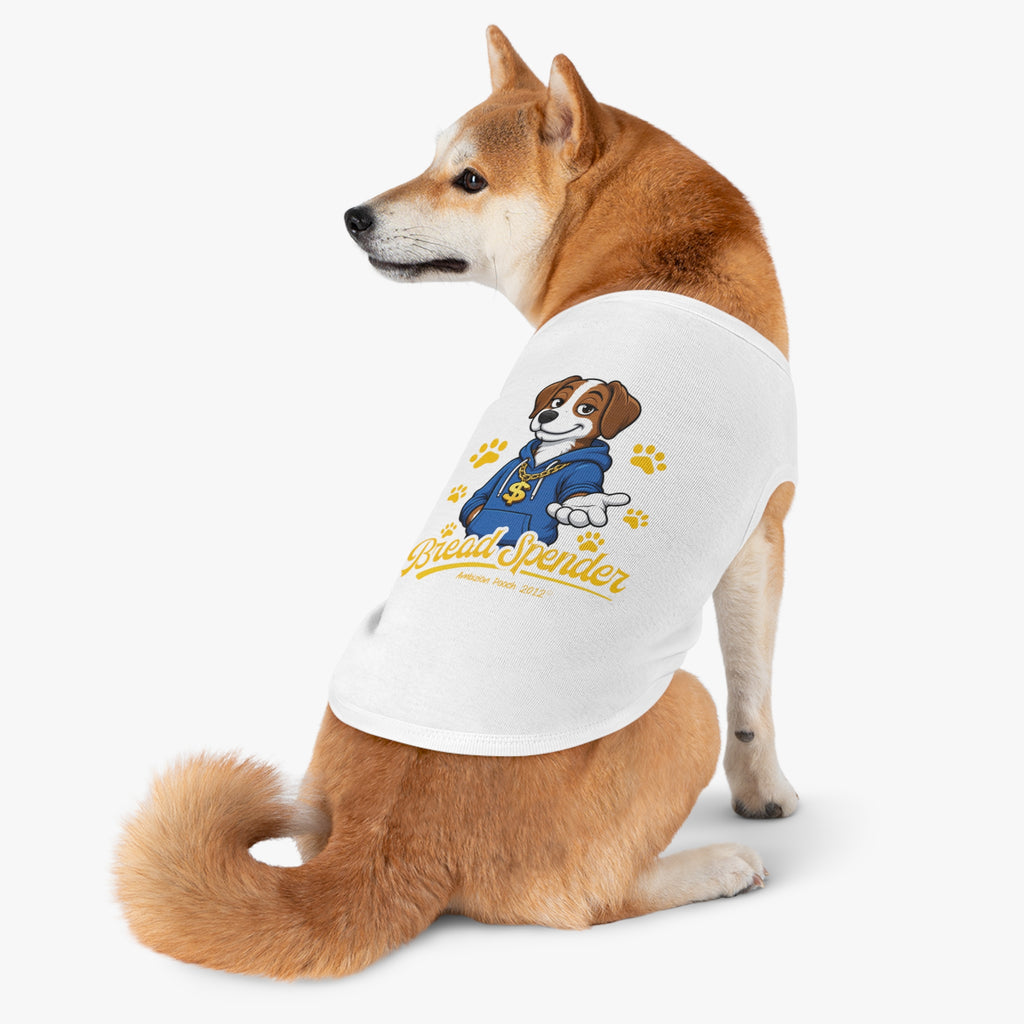 "Bread Spender" Doggy Tank Top — "Breadwinner" (Pet & Parent Matching)