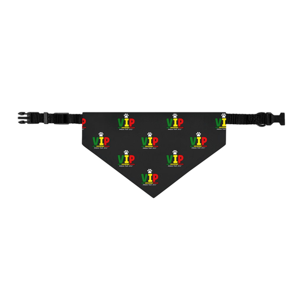 VIP Pet Bandana Collar Black