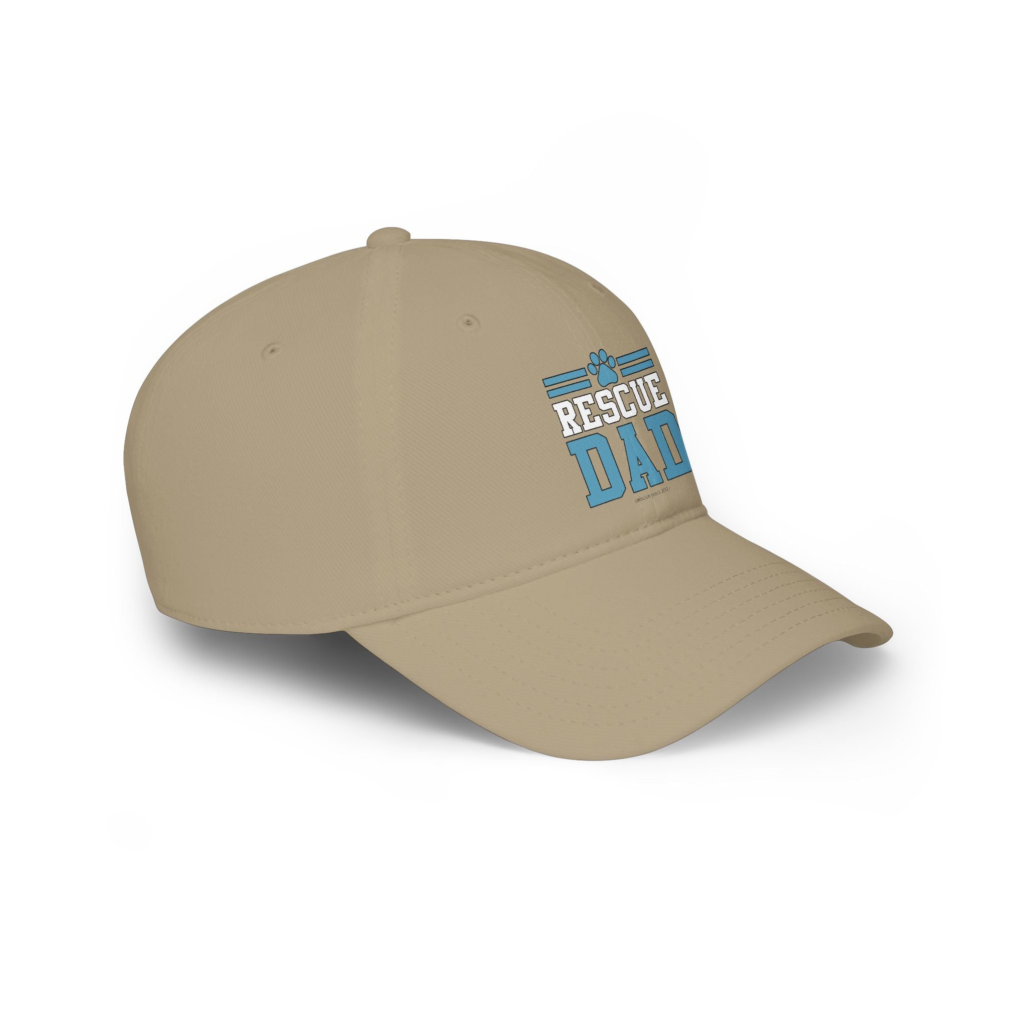 Rescue Dog Dad Low Profile Baseball Cap