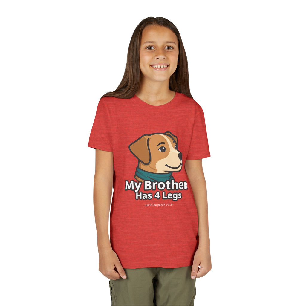 "My Bro Has 4 Legs" Kids Tee