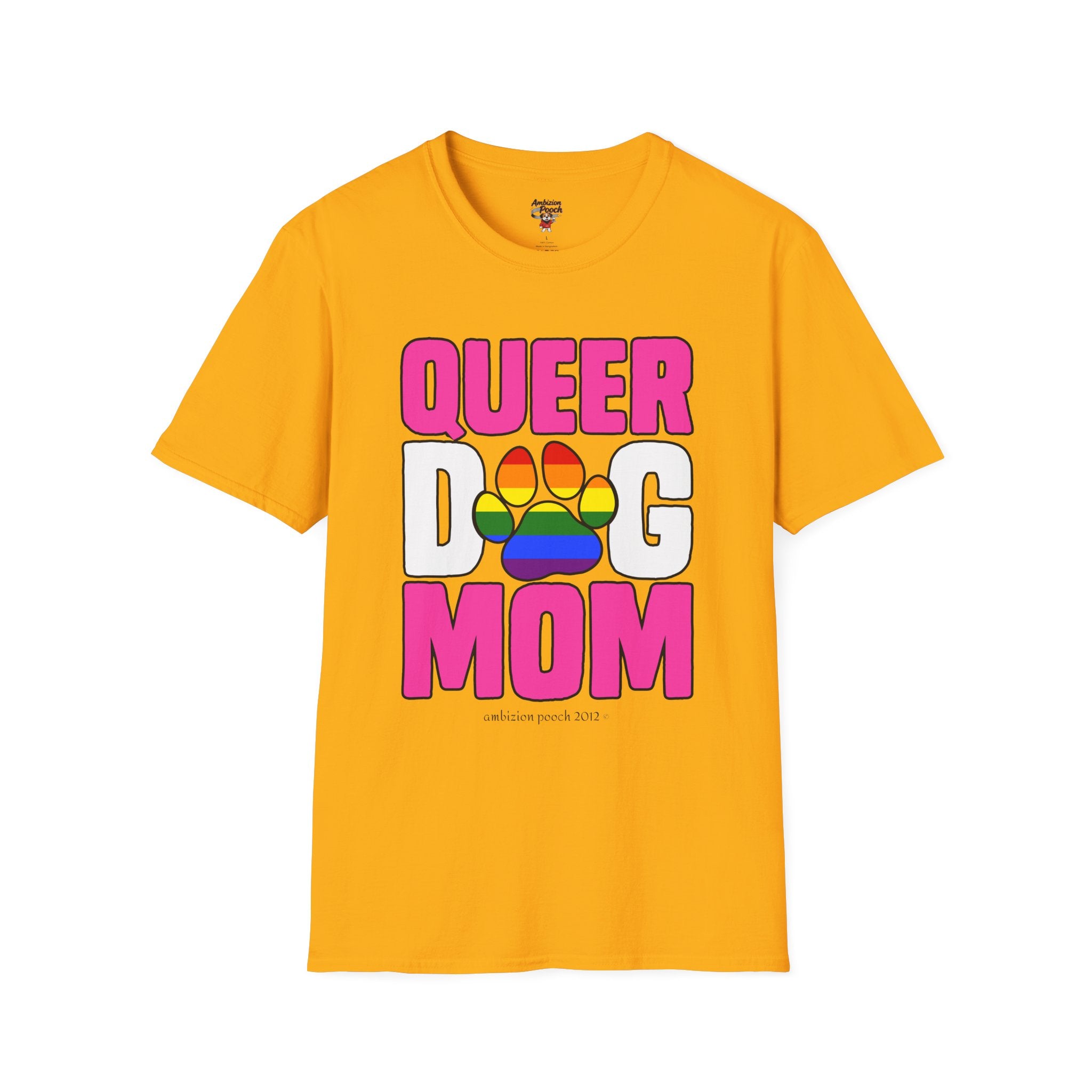 Queer Dog Mom Unisex Softstyle T-Shirt