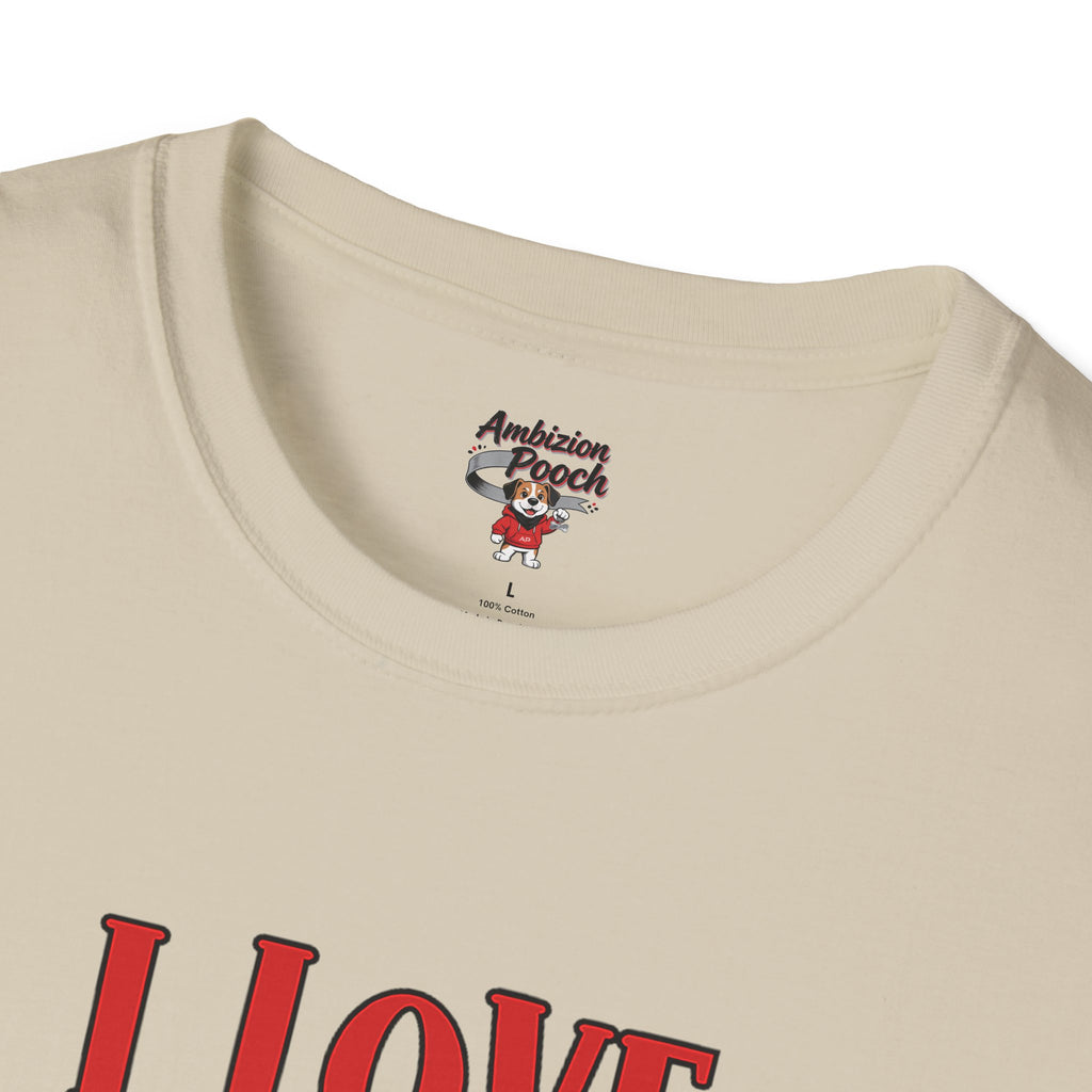 I Love Dogs More Than Humans Unisex Softstyle T-Shirt