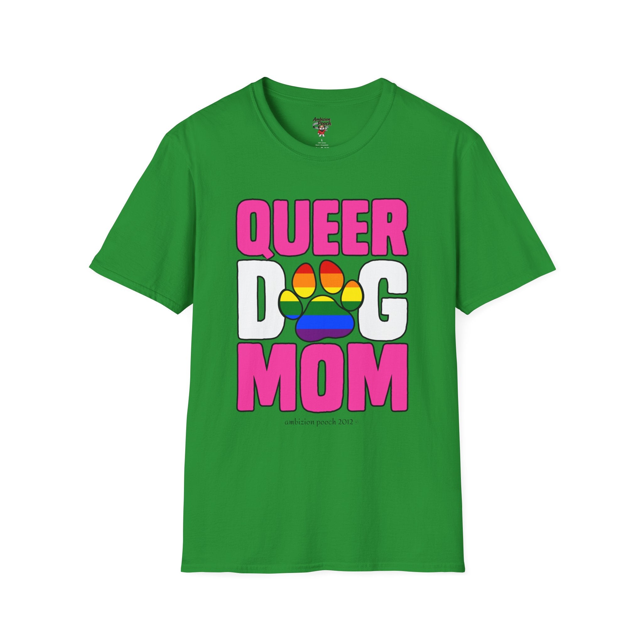 Queer Dog Mom Unisex Softstyle T-Shirt