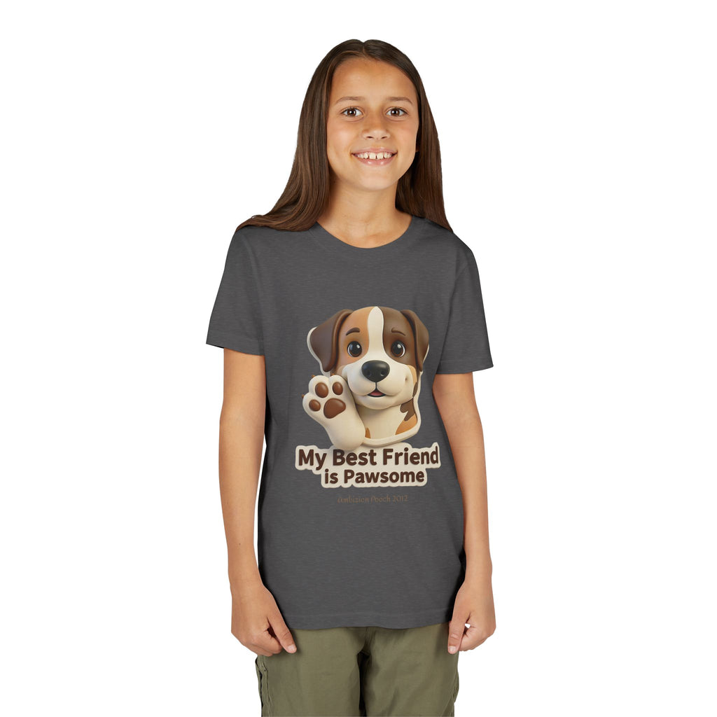 "My Best Friend is Pawsome" Kids Tee