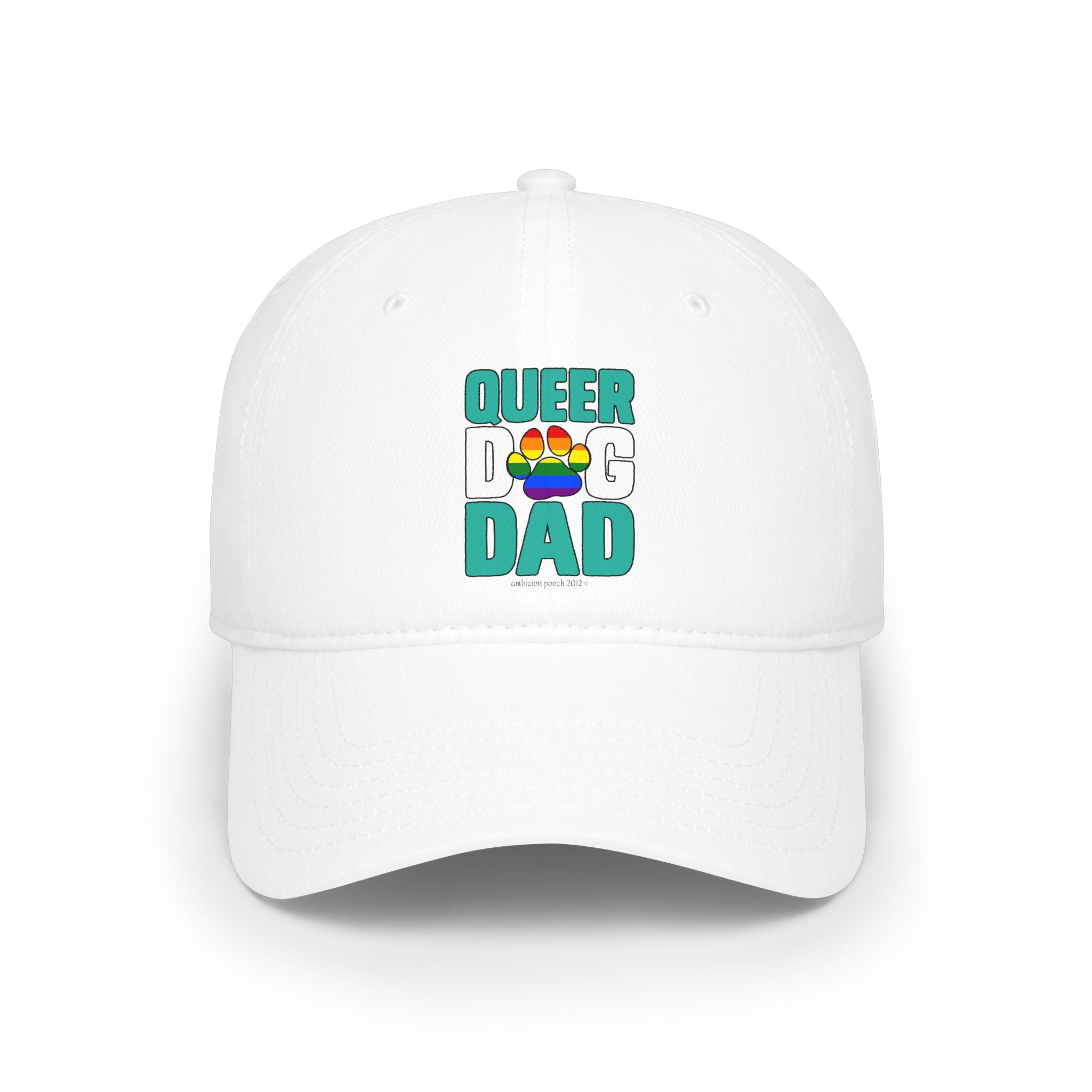 Queer Dog Dad Low Profile Baseball Cap