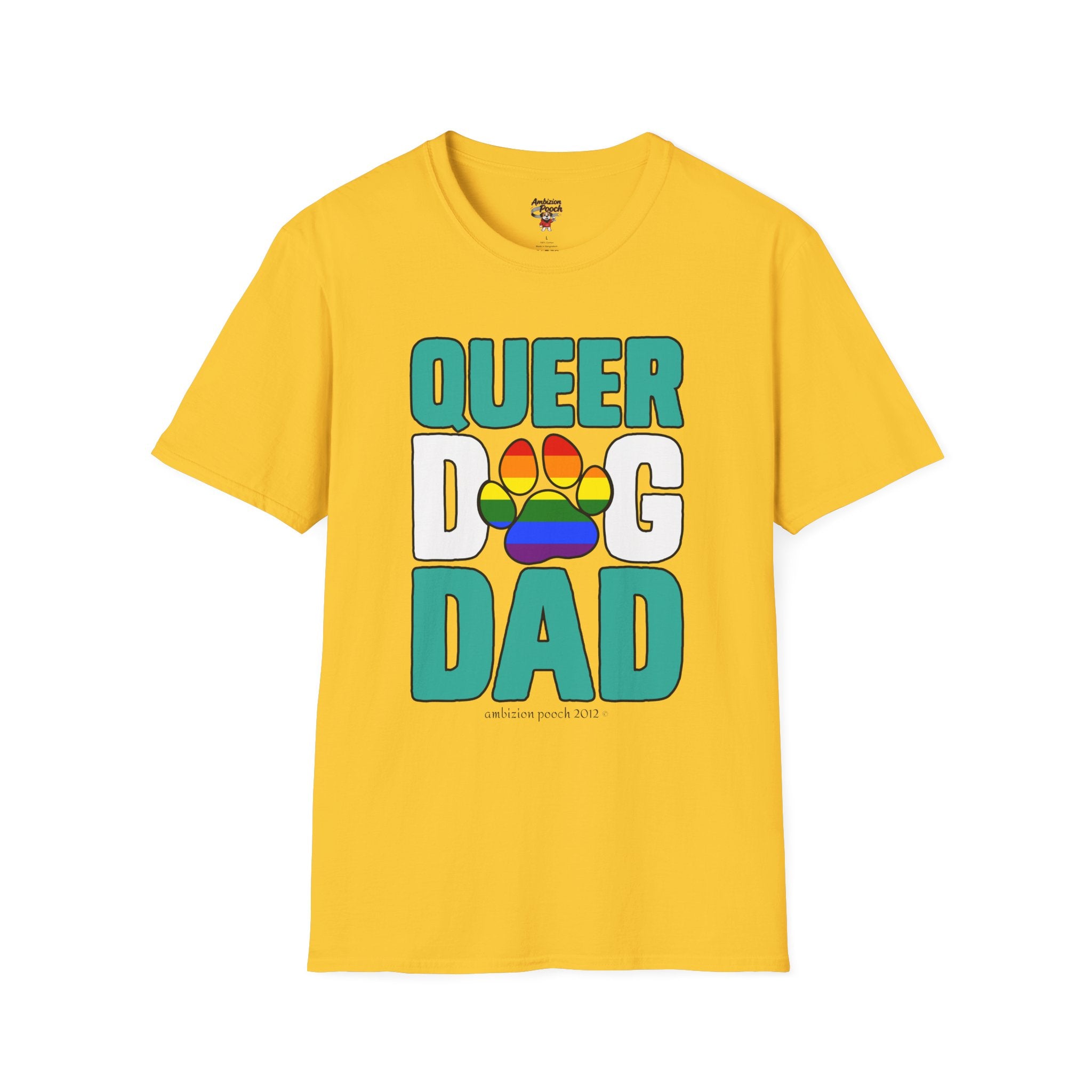Queer Dog Dad Unisex Softstyle T-Shirt