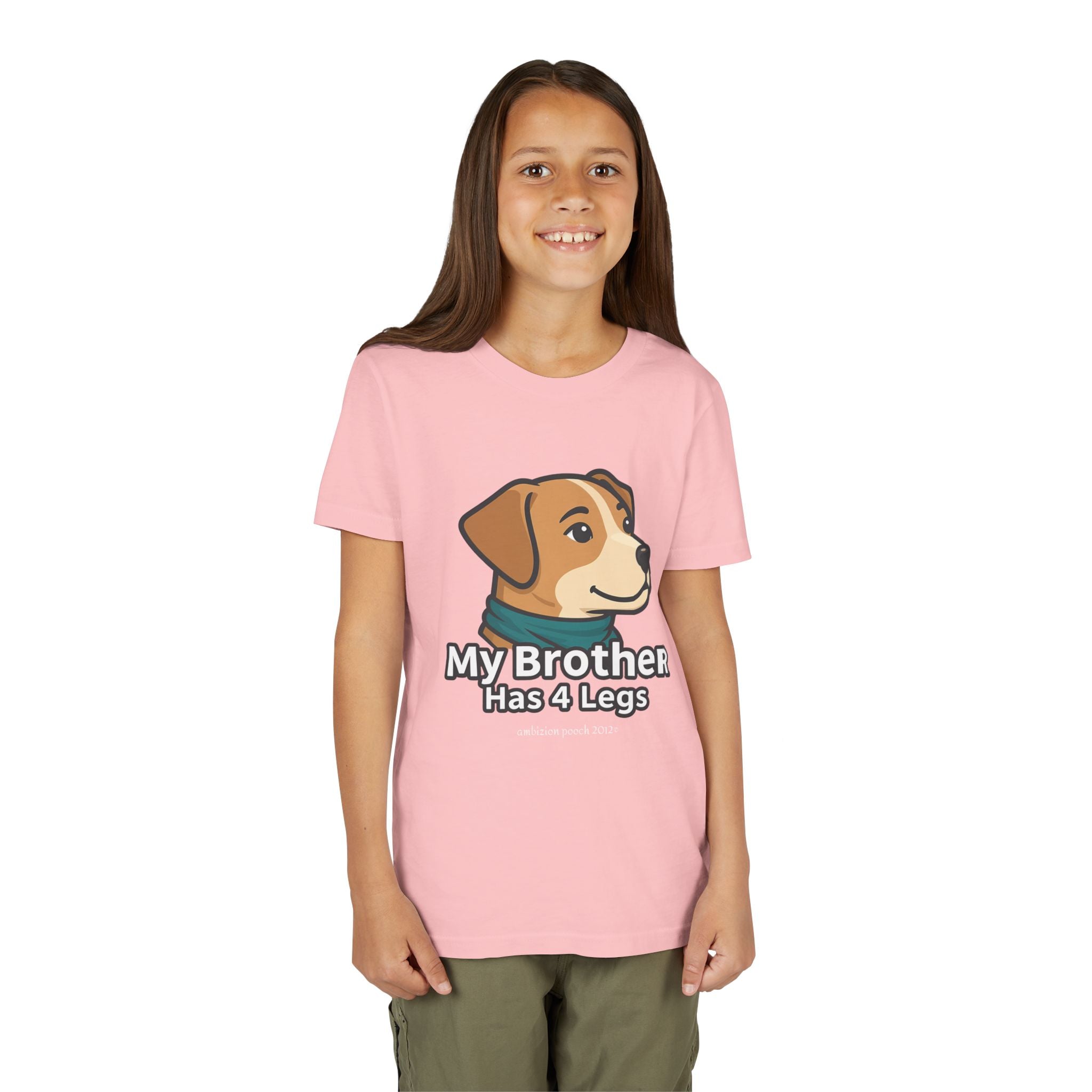 "My Bro Has 4 Legs" Kids Tee