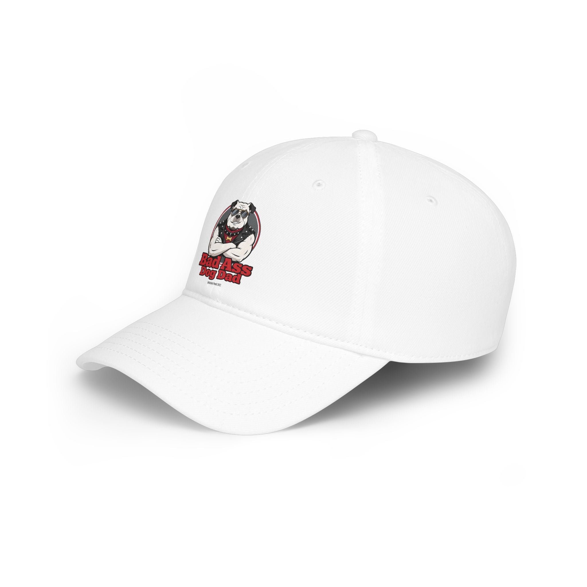 Bad Ass Dog Dad Low Profile Baseball Cap