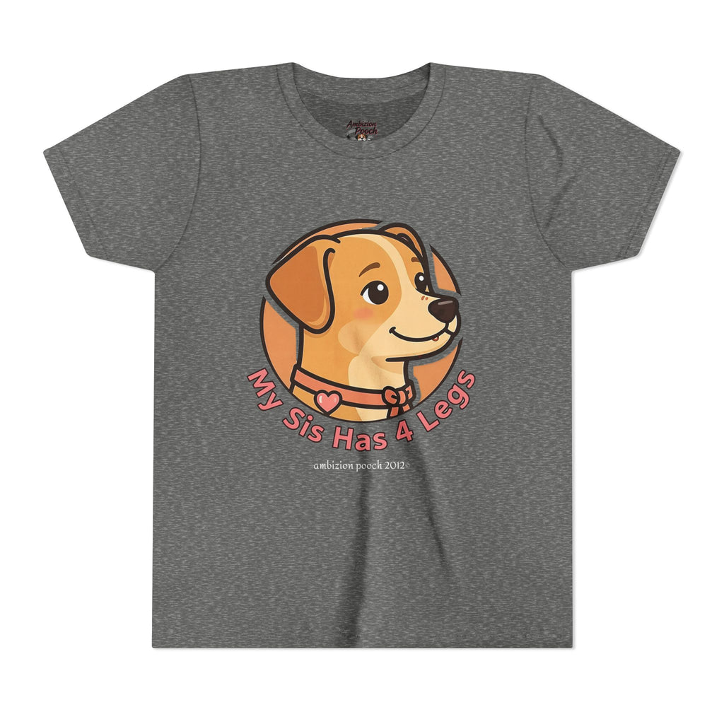 "My Sis Has 4 Legs" Kids Tee