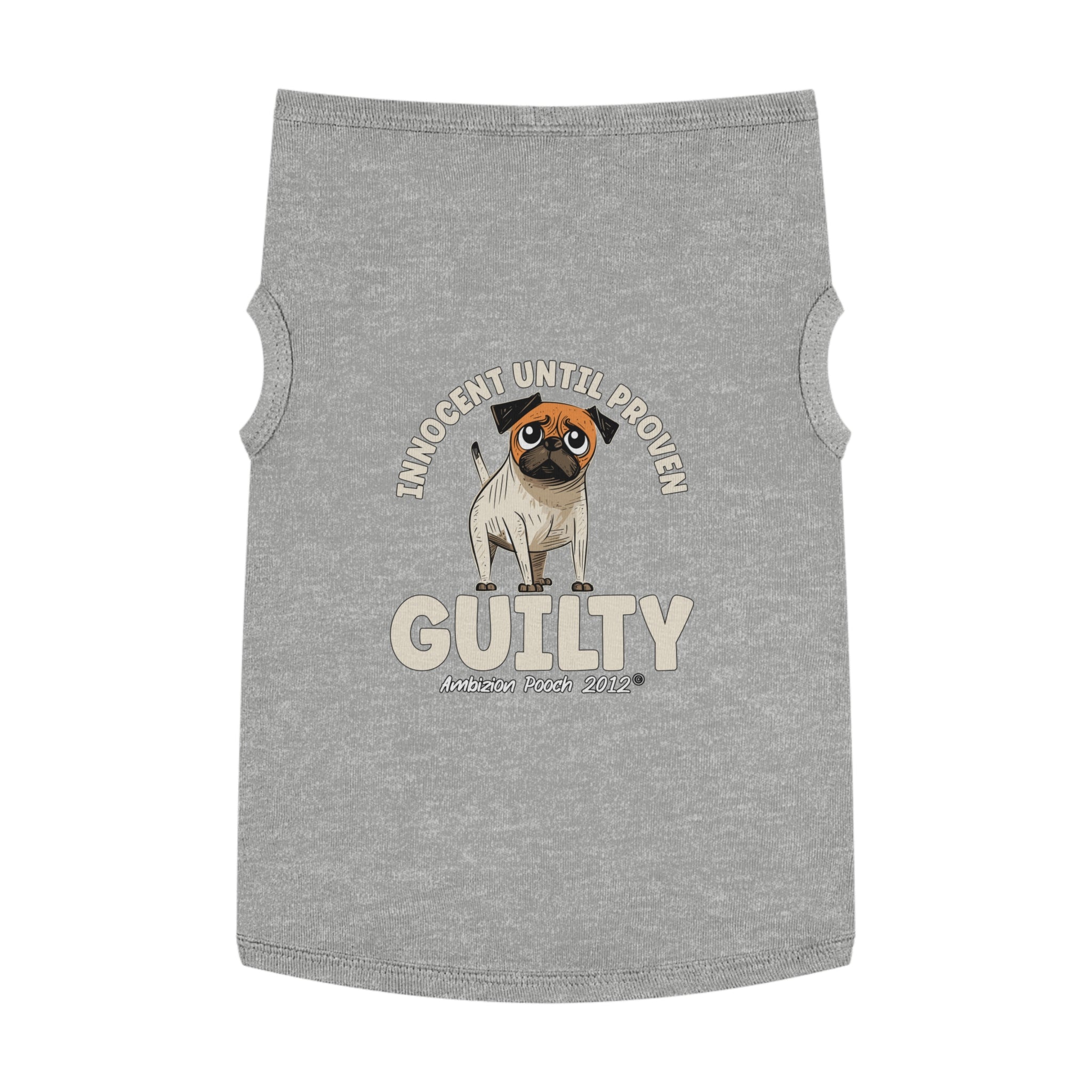 Innocent Until Proven Guilty Doggy Tank Top
