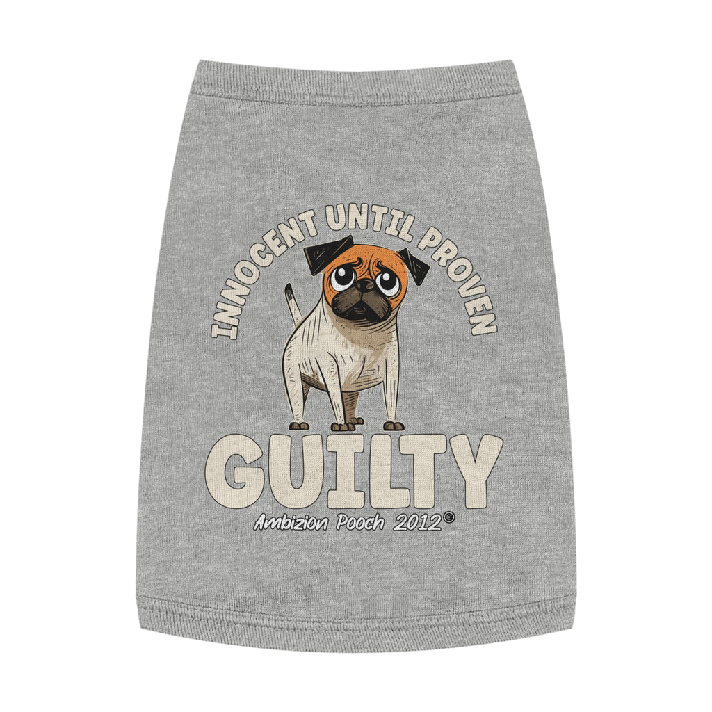 Innocent Until Proven Guilty Doggy Tank Top