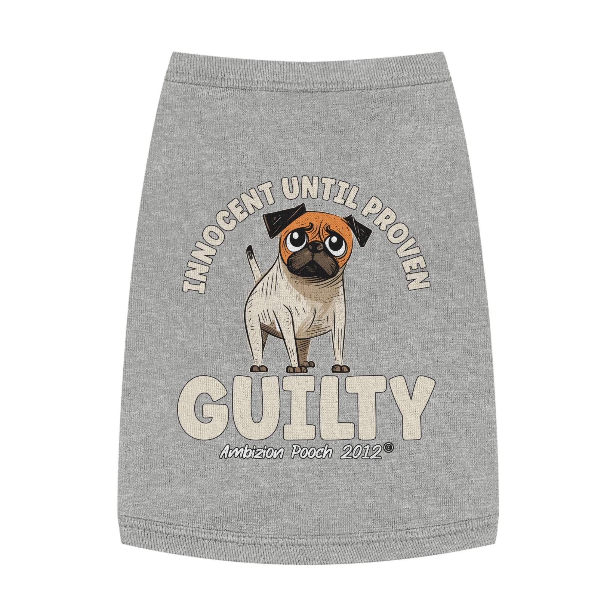 Innocent Until Proven Guilty Doggy Tank Top