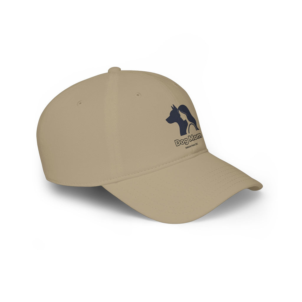 Dog Mom Low Profile Baseball Cap