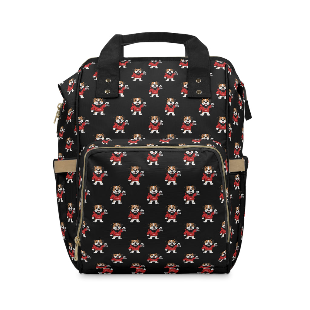 Ambizion Pooch Signature Puppy/Doggy Multifunctional Backpack Black