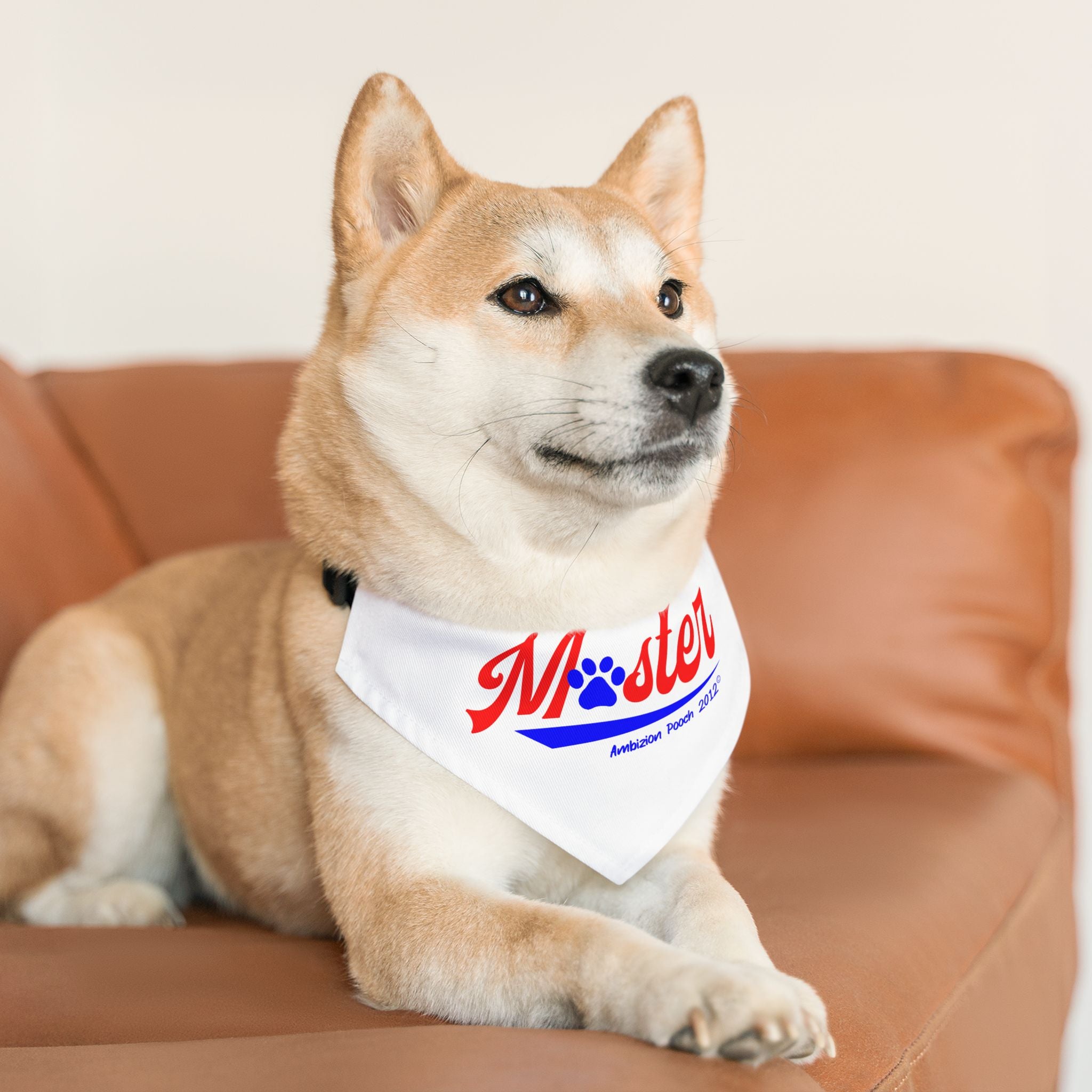 Pet Bandana Collar — Doggy Master "Servant" Matching Pet & Parent