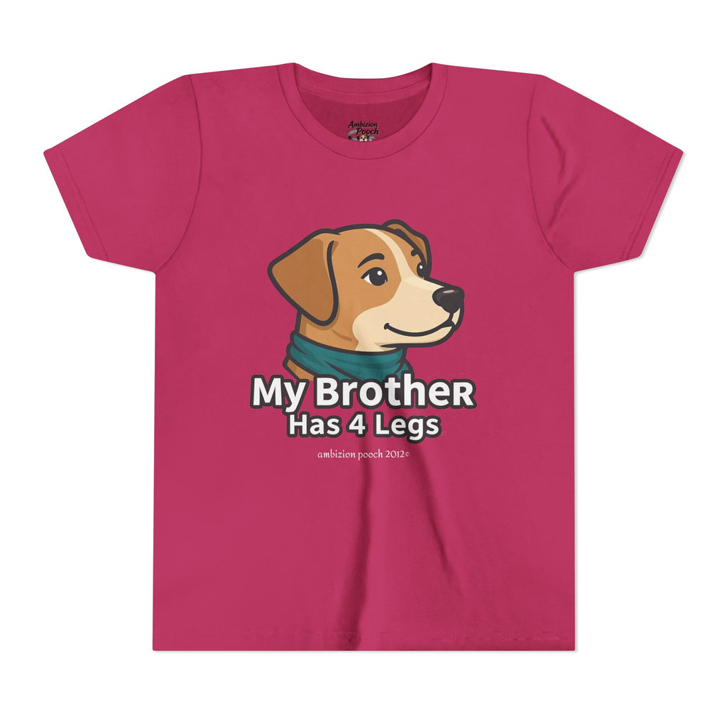 "My Bro Has 4 Legs" Kids Tee