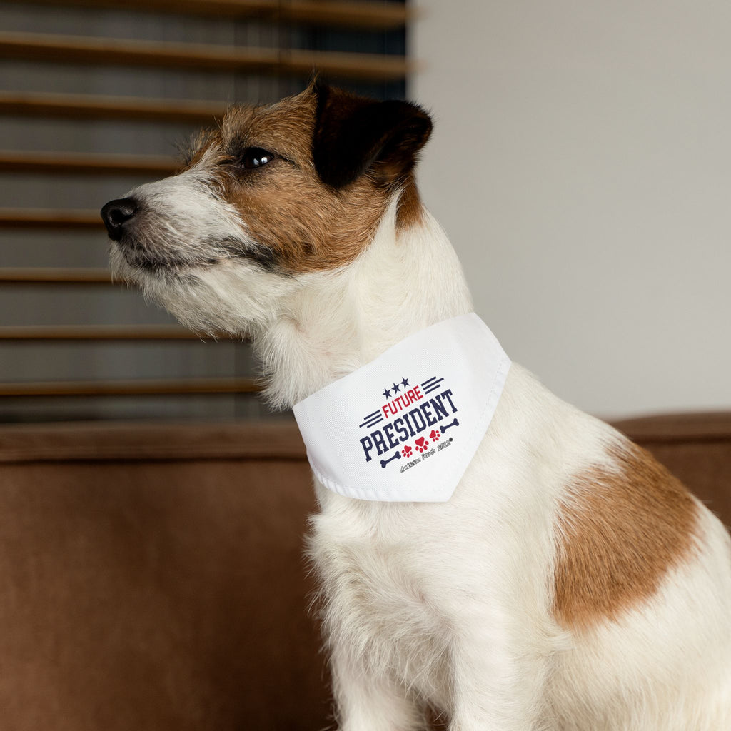 "Future President" Pet Bandana Collar — Doggy Parent "Future Vice President" Matching Pet & Parent