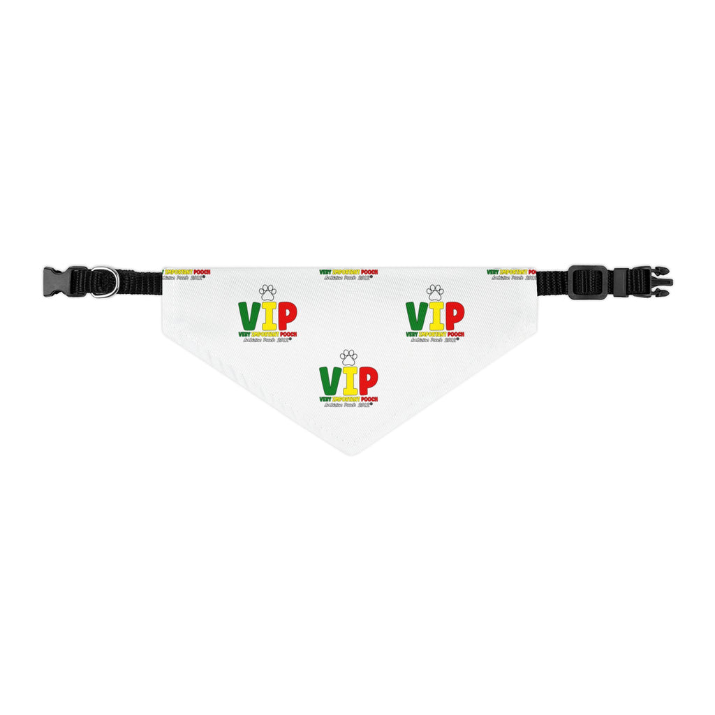 VIP Pet Bandana Collar White