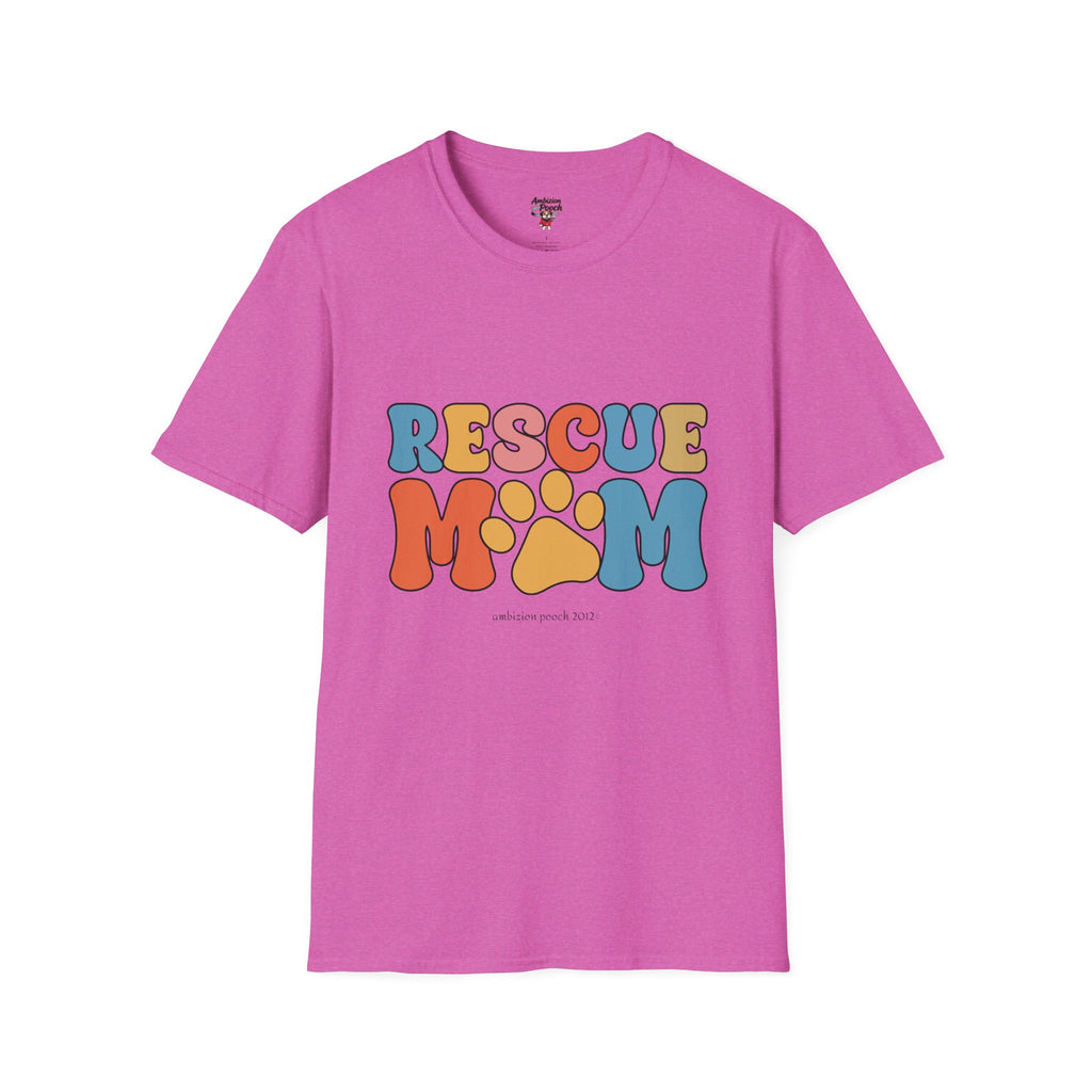 Rescue Mom Unisex Softstyle T-Shirt