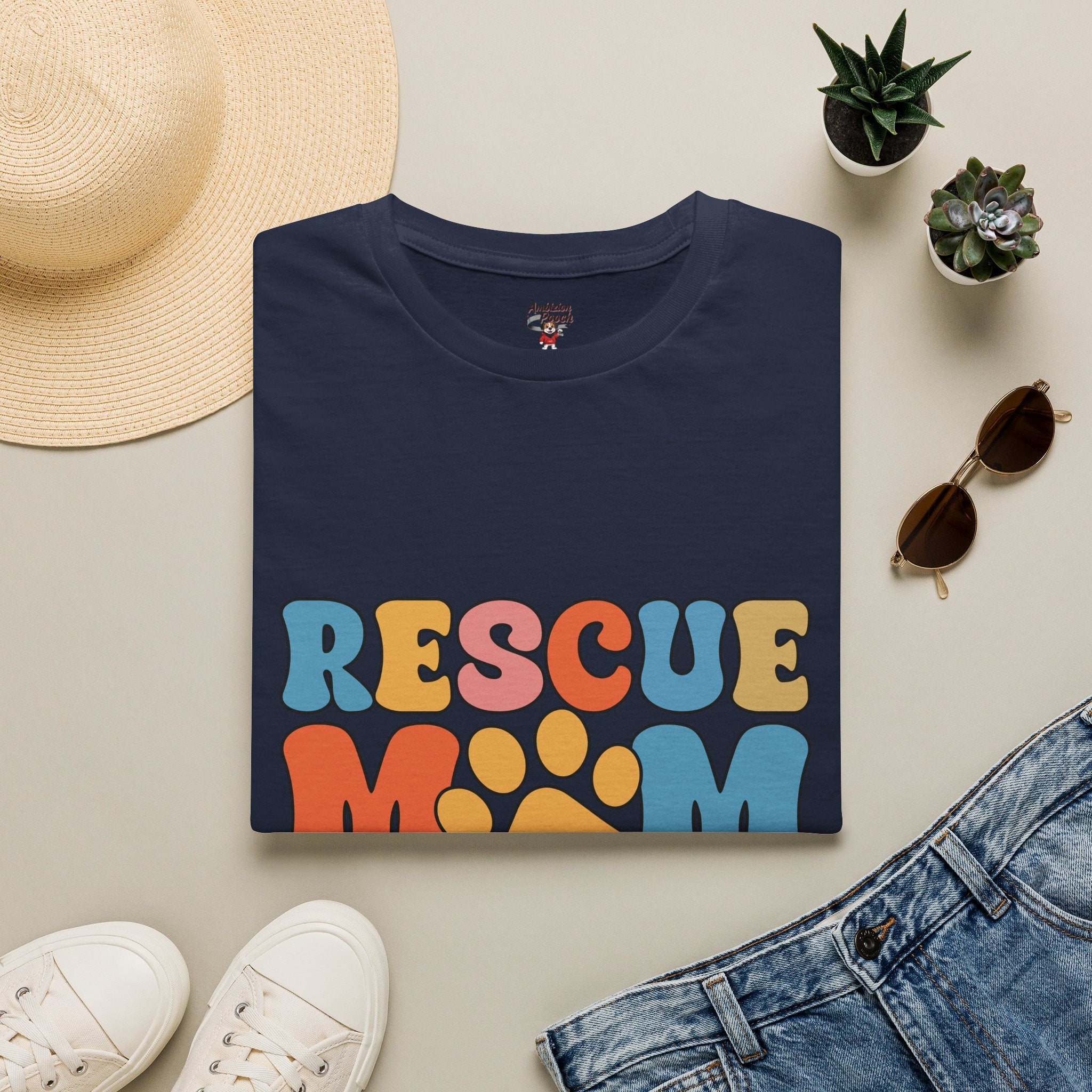 Rescue Mom Unisex Softstyle T-Shirt